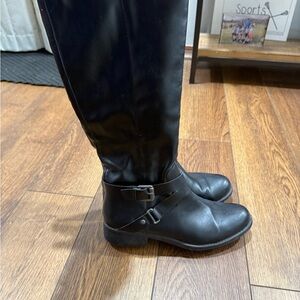 Elegant Black Over the Knee Boots